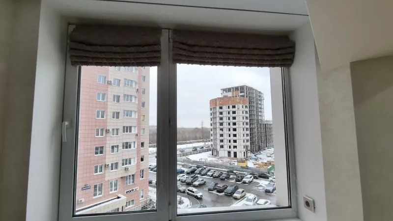 Римские шторы - геометрия из фактурной ткани